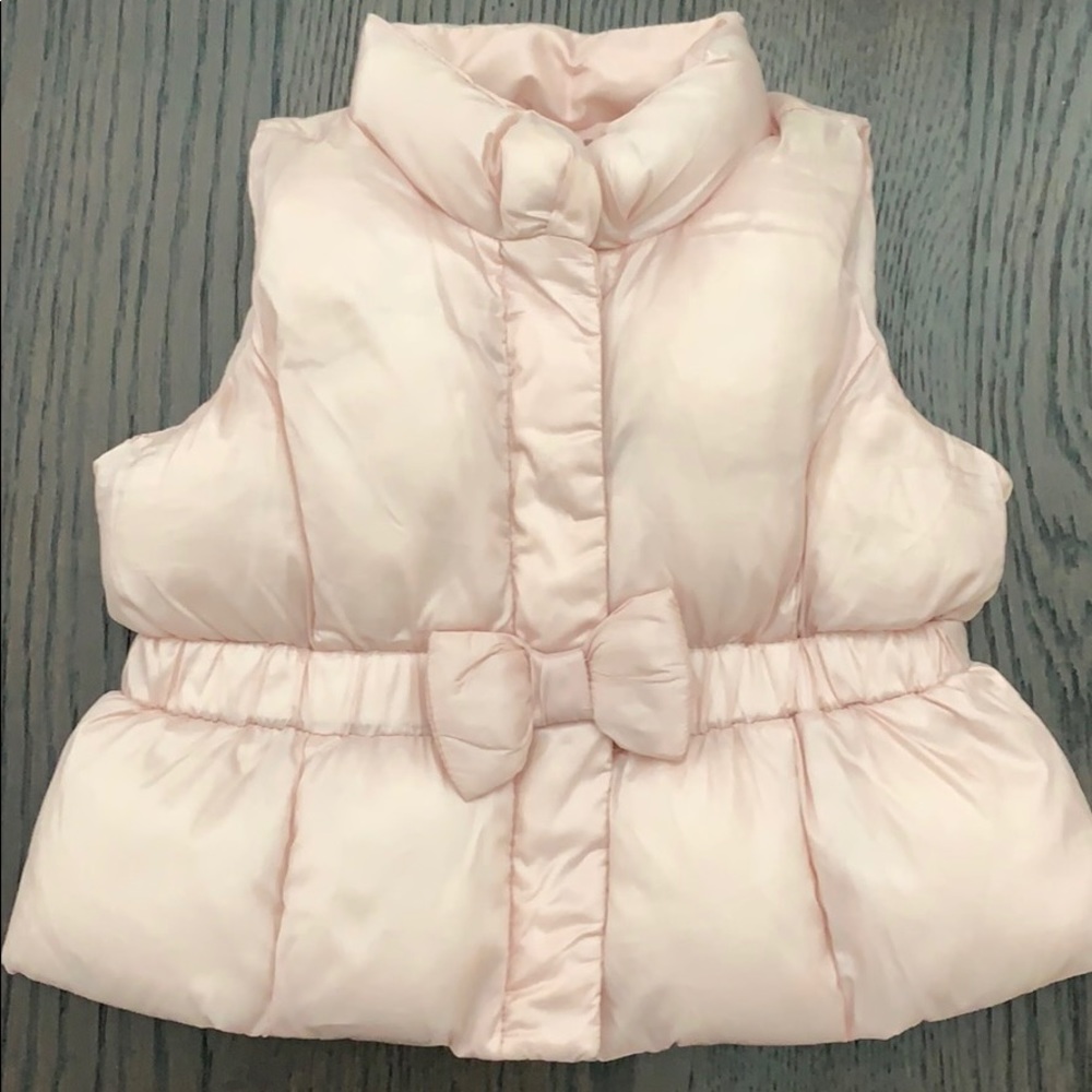Baby Gap Pink Bow Vest 0-6 Months